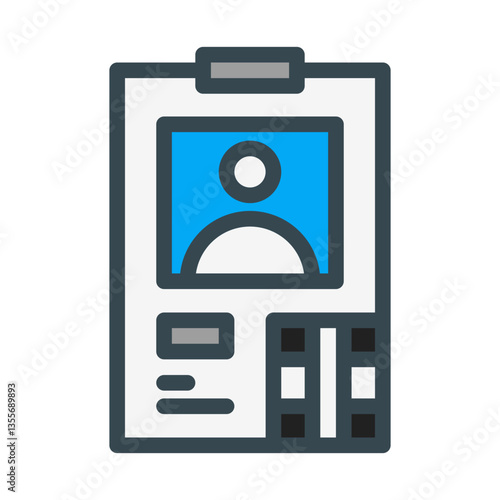 accredited film. This is a vector single icon with a filled outline style. Suitable for any purpose, such as website design, mobile app design, logo design, pattern design, etc.