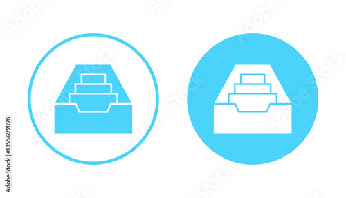 Archive folders icon vector. Document vector icon. Archive storage icon.
