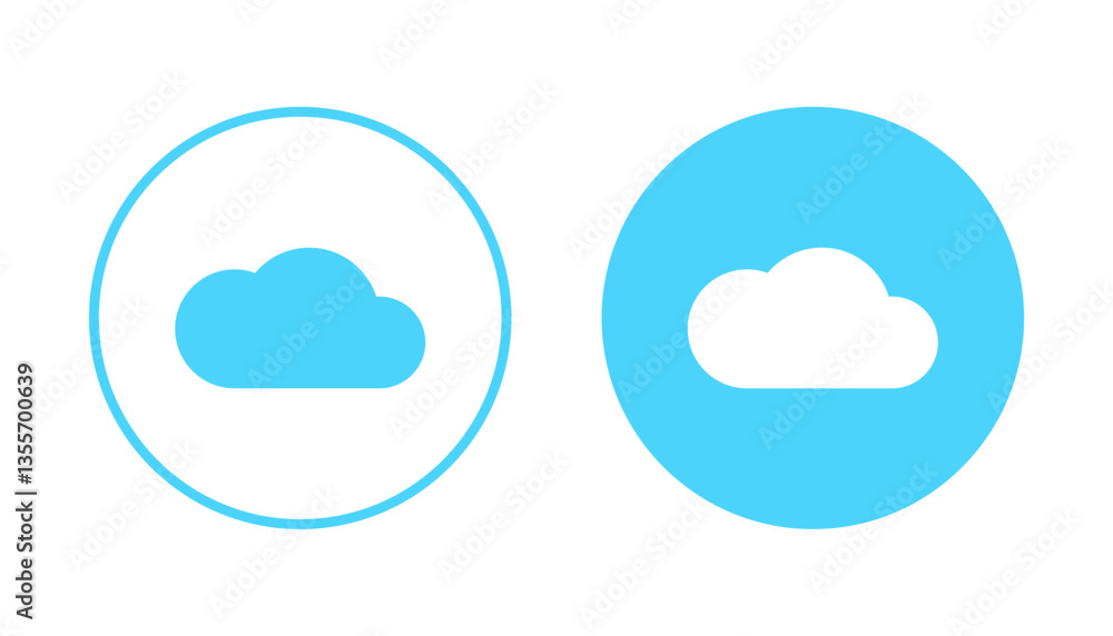 Cloud icon vector. cloud sign and symbol Cloud icon vector. cloud sign and symbol