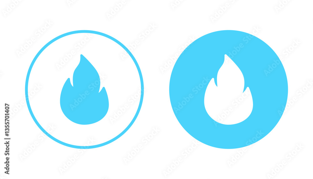 Fire icon vector. fire sign and symbol Fire icon vector. fire sign and symbol