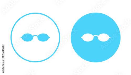 Glasses icon vector. Glasses sign and symbol