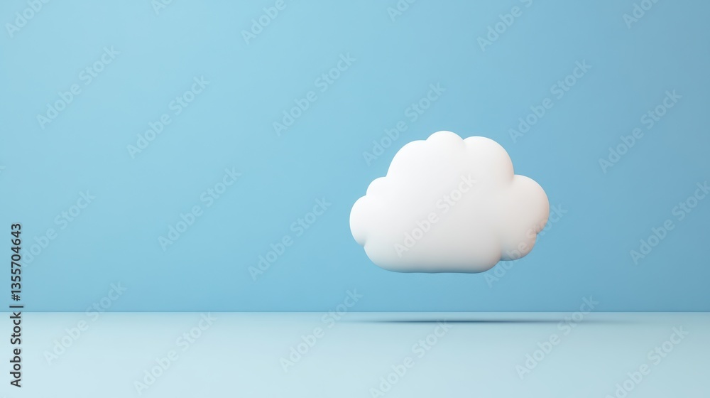 A simple, minimalist image featuring a floating white cloud against a soft blue background, evoking a serene and calming atmosphere. A simple, minimalist image featuring a floating white cloud against a soft blue background, evoking a serene and calming atmosphere.