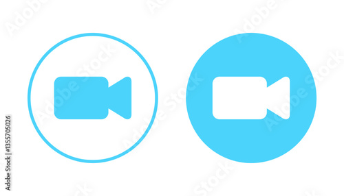 Video icon vector. video camera sign and symbol. movie sign. cinema