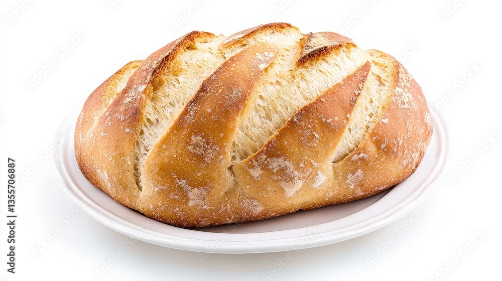 Crusty Artisan Loaf Bread Baked Rustic Golden Brown Delicious Food Photography Crusty Artisan Loaf Bread Baked Rustic Golden Brown Delicious Food Photography