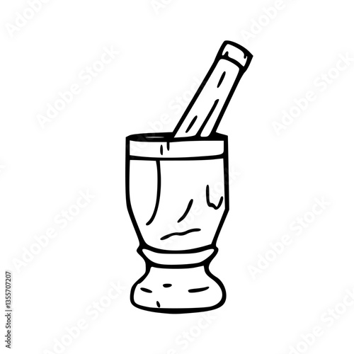 traditional grinding tool illustration
