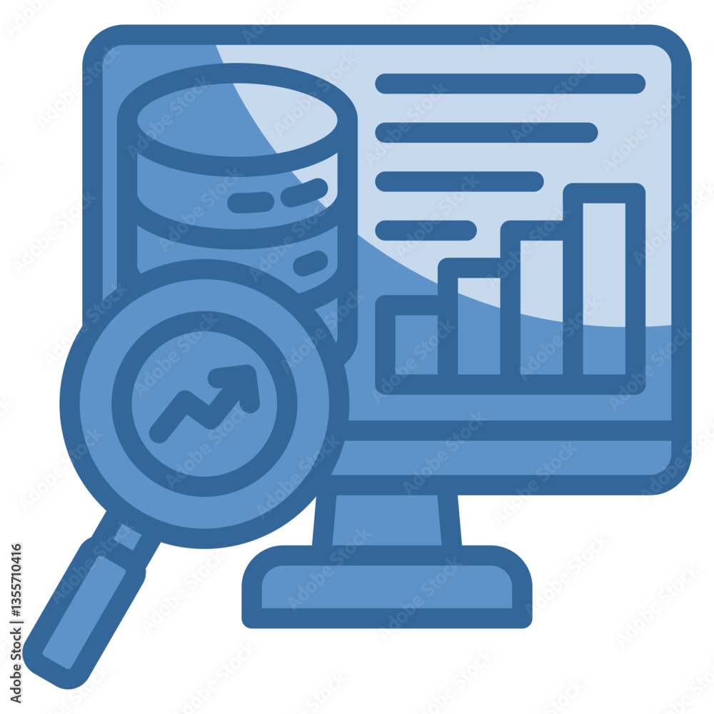 Big Data Analytics Icon Element For Design Big Data Analytics Icon Element For Design