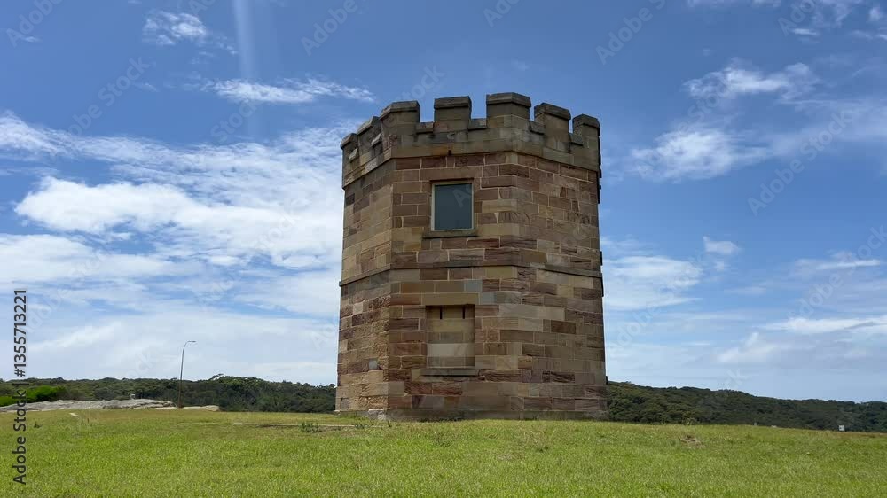 The Macquarie Watchtower La Perouse Castle Sydney New South Wales Australia The Macquarie Watchtower La Perouse Castle Sydney New South Wales Australia