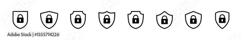 Security icon set. protection icon. privacy. vpn