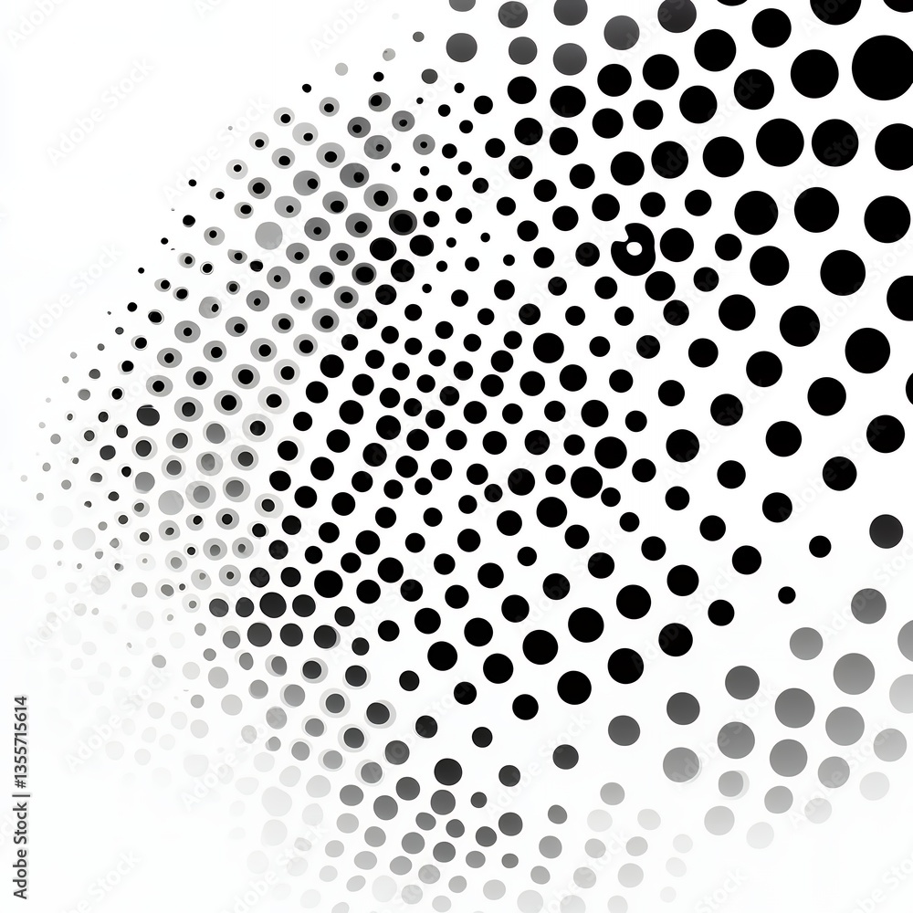 Abstract Black And White Halftone Dot Pattern Background Abstract Black And White Halftone Dot Pattern Background