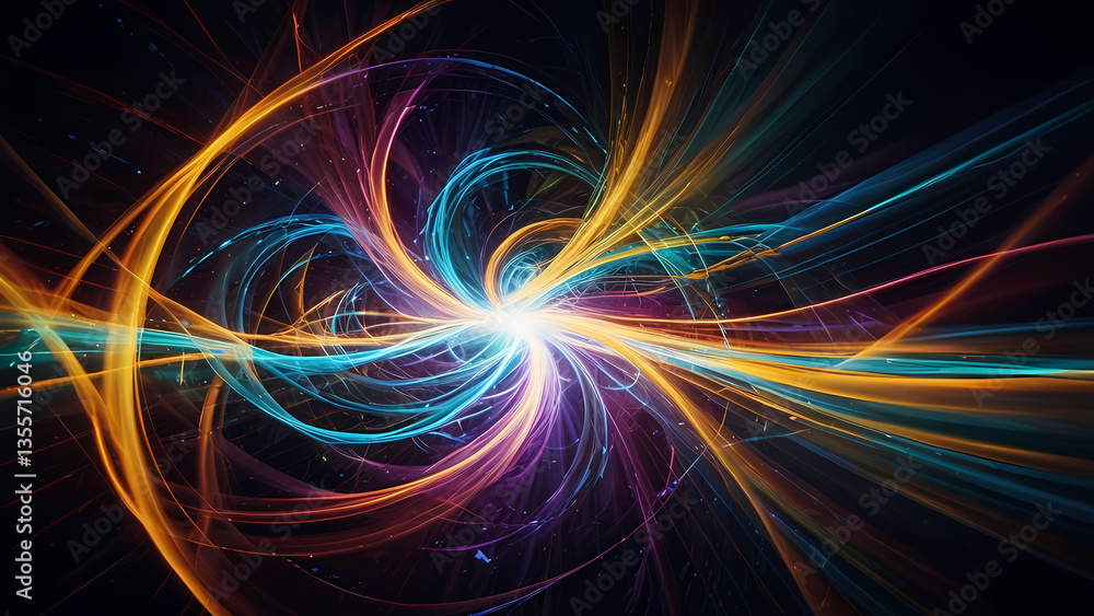 Mesmerizing Light Streaks – Dynamic Abstract Design Mesmerizing Light Streaks – Dynamic Abstract Design