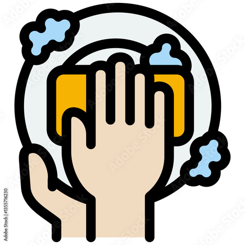 wash dishes icon