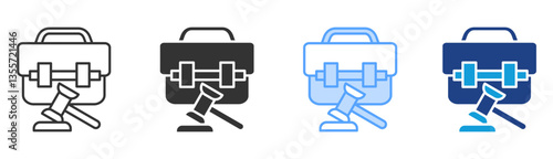 Freedom Icon Set Multiple Style Collection