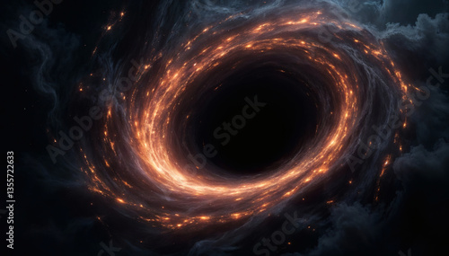 Fiery Black Hole