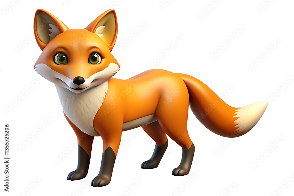 Obraz premium fox cartoon