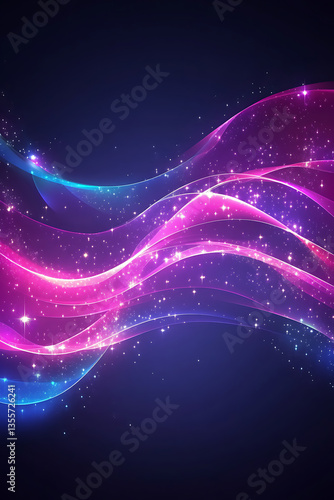 Wavy Abstract Background.