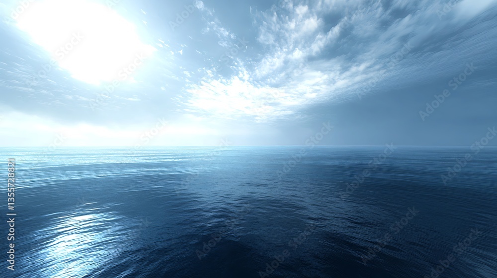 Obraz premium Bright Ocean Horizon