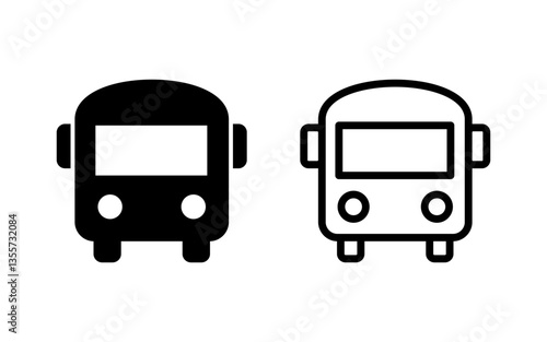Bus icon vector illustration. bus sign and symbol. transport symbol