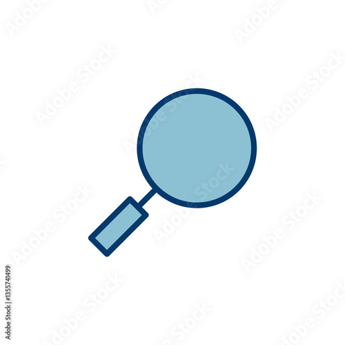 Search icon vector isolated on white background. Glass vector icon. search magnifying glass icon. Find