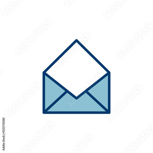Mail vector vector icon isolated on white background. E-mail icon. Envelope illustration. Message