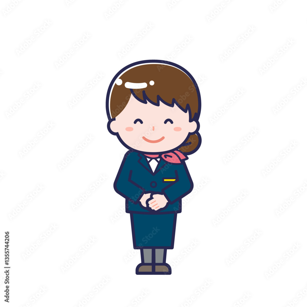 キャビンアテンダント／女性 01