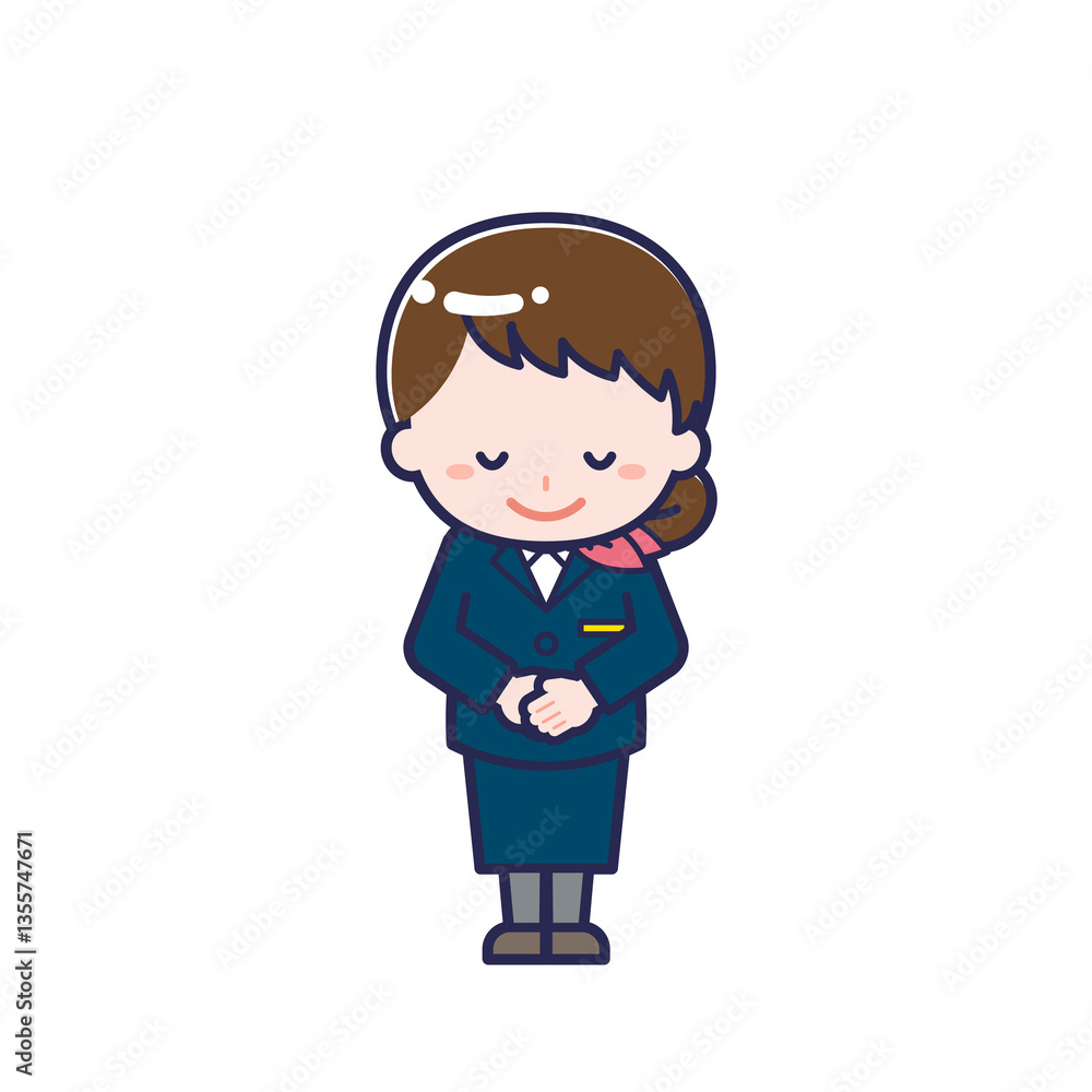 キャビンアテンダント/女性 08 キャビンアテンダント/女性 08