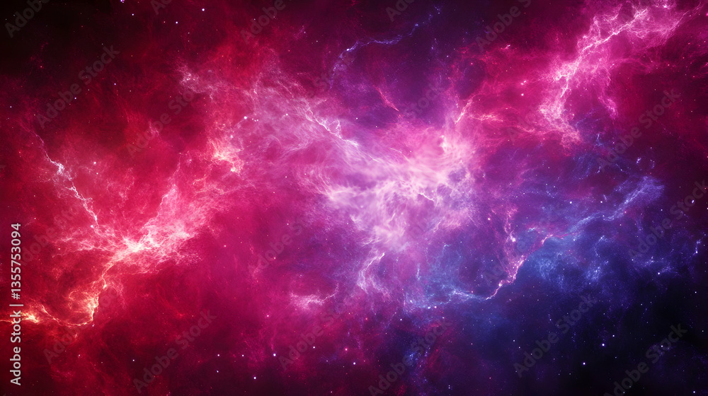 Fototapeta premium Colorful Deep Space Nebula