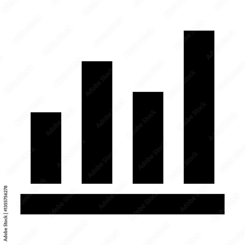 4-Bar Chart Icon 4-Bar Chart Icon