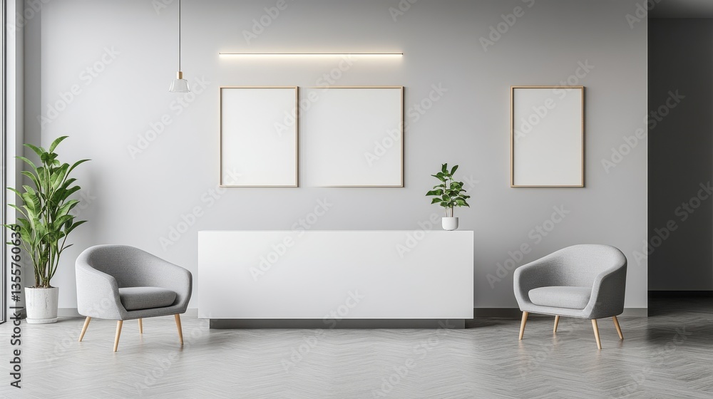Fototapeta premium Serene Office Space for Patient-Centered Care