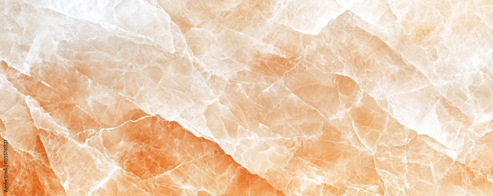 Fototapeta premium Abstract Orange and White Marble Texture