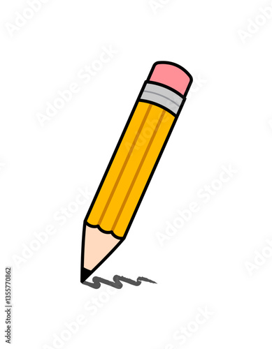 Art & IllustrationVector Pencil Flat Design Illustration