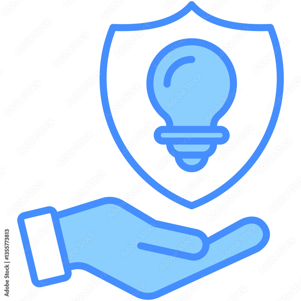 Fototapeta premium Intellectual Property Icon