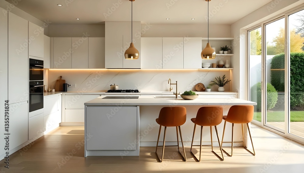 Ultra-Modern Kitchen with High-Tech Features Ultra-Modern Kitchen with High-Tech Features