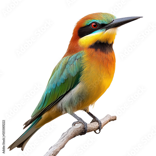 A Bee-eater png colorful bird png exotic bee-eater png tropical bird png vibrant bee-eater png nature bird png avian bee-eater png transparent background image