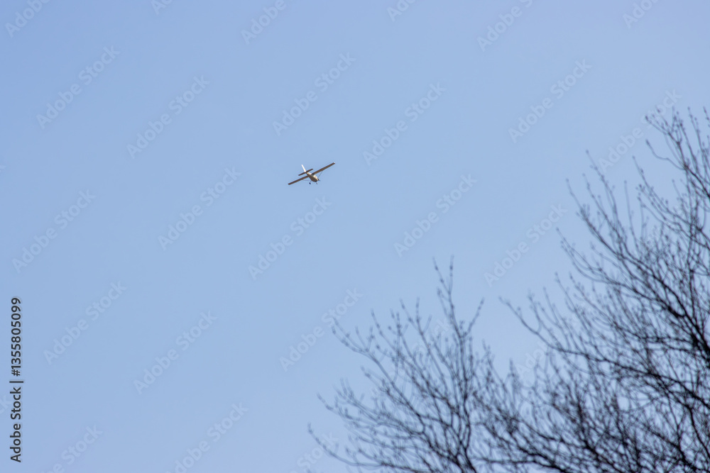 Fototapeta premium airplane in the sky