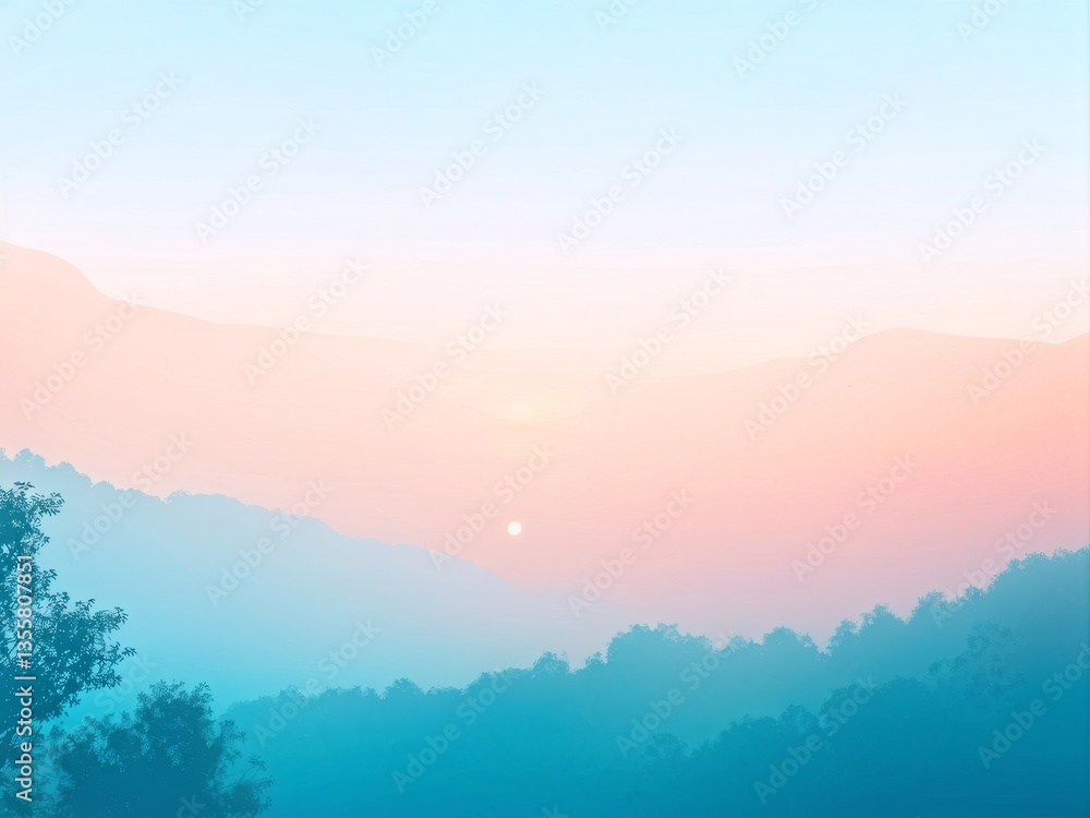 beautiful sunset in the mountains beautiful sunset in the mountains