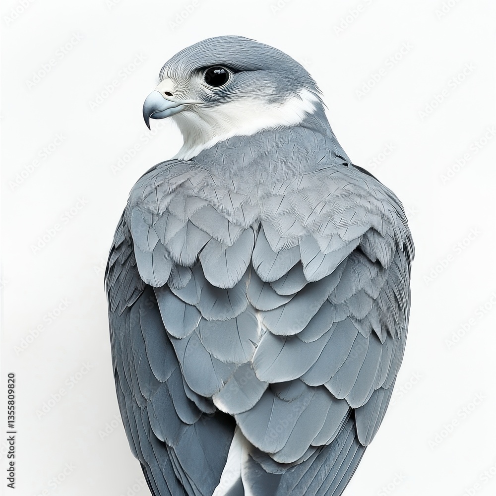 Fototapeta premium Elegant Blue Bird Portrait