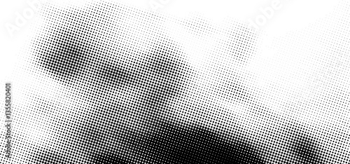 black and white halftone abstract background