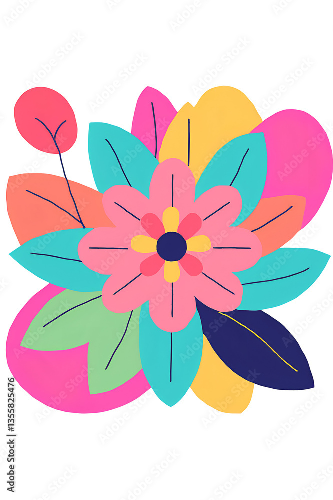 vector illustration of a flower vector illustration of a flower