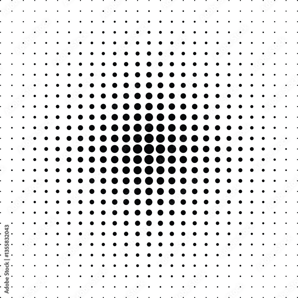 Abstract halftone black dots texture on a white background Abstract halftone black dots texture on a white background