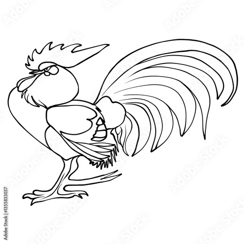 vector illustration of an eagle