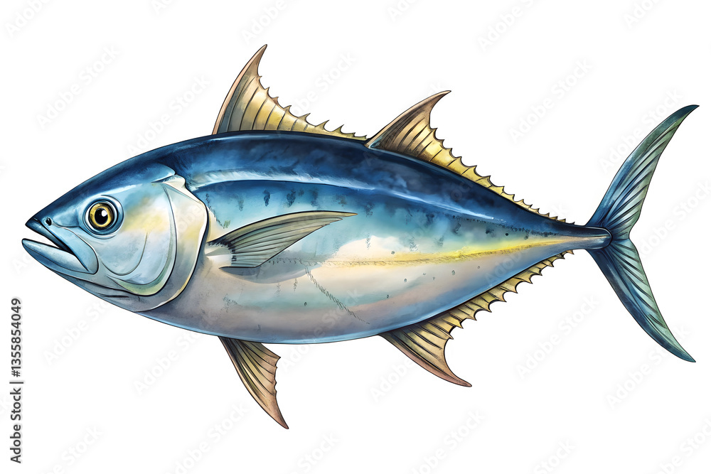 Obraz premium fish isolated on white background