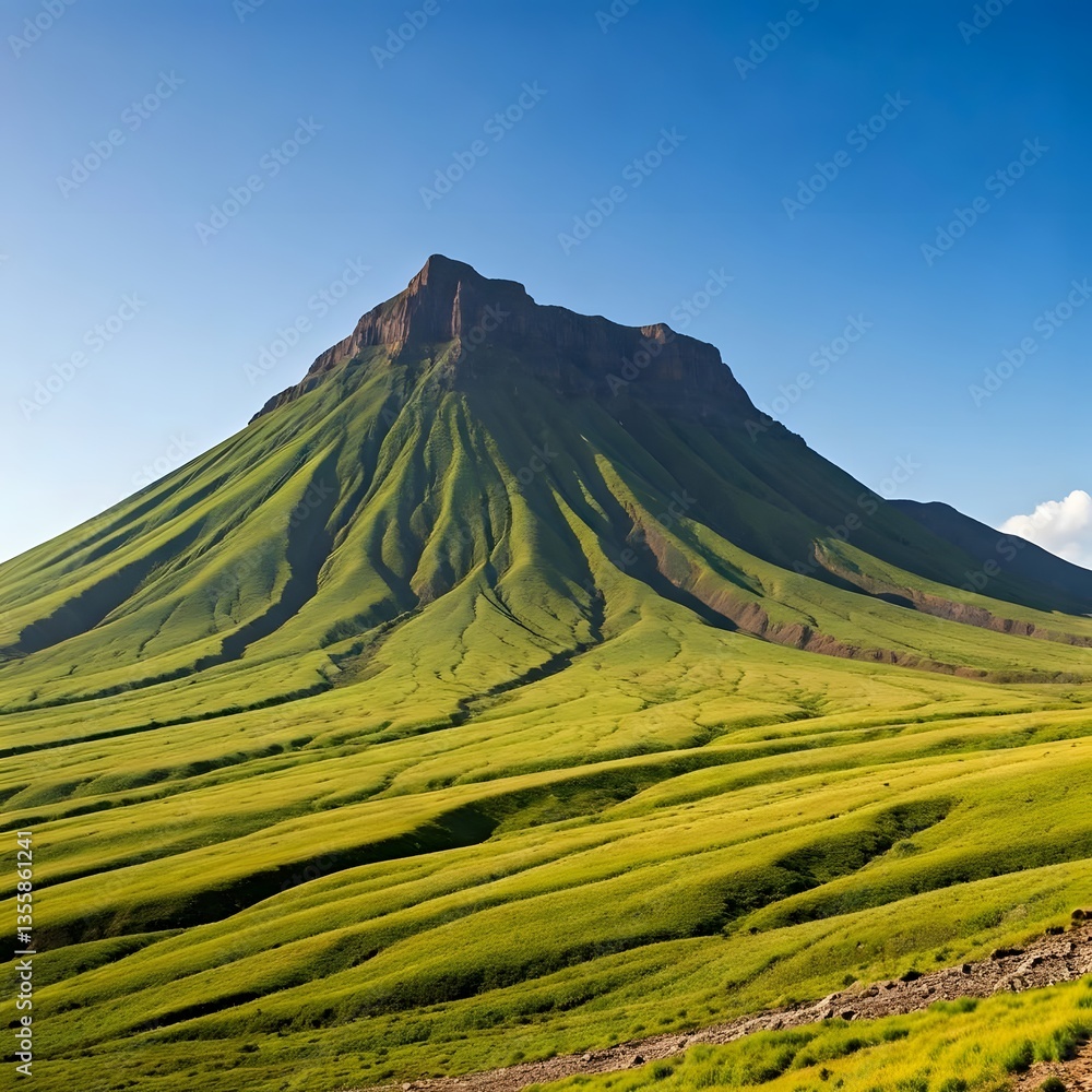Obraz premium Shimbiris Peak – The Highest Mountain in Somalia
