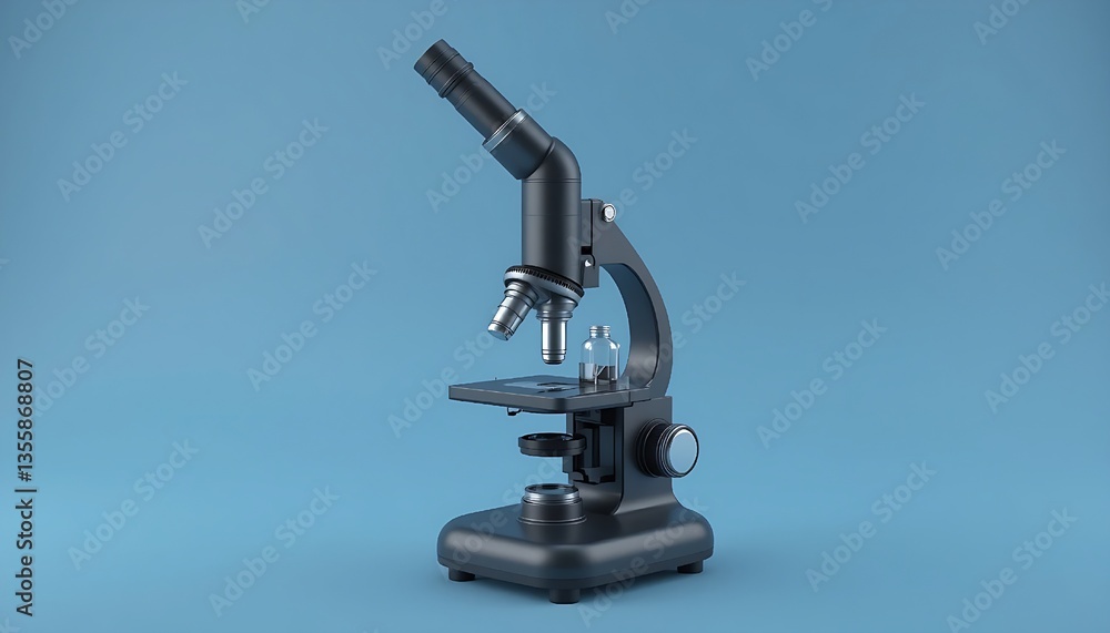 microscope on a white background microscope on a white background