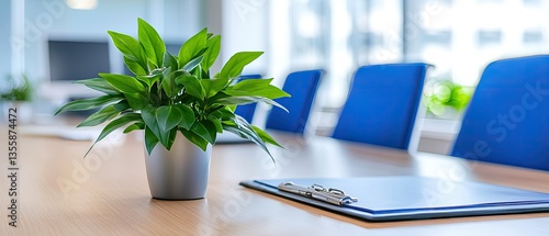 Modern conference room design corporate office interior bright minimalist ultramodern aesthetic