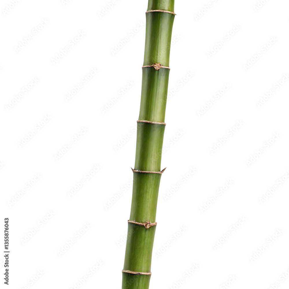 Obraz premium Bamboo stalk isolated on transparent background