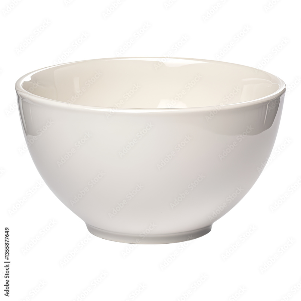Simple White Bowl for Serving and Display Purposes Simple White Bowl for Serving and Display Purposes