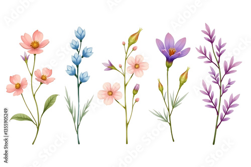 bouquet of flowers isolated