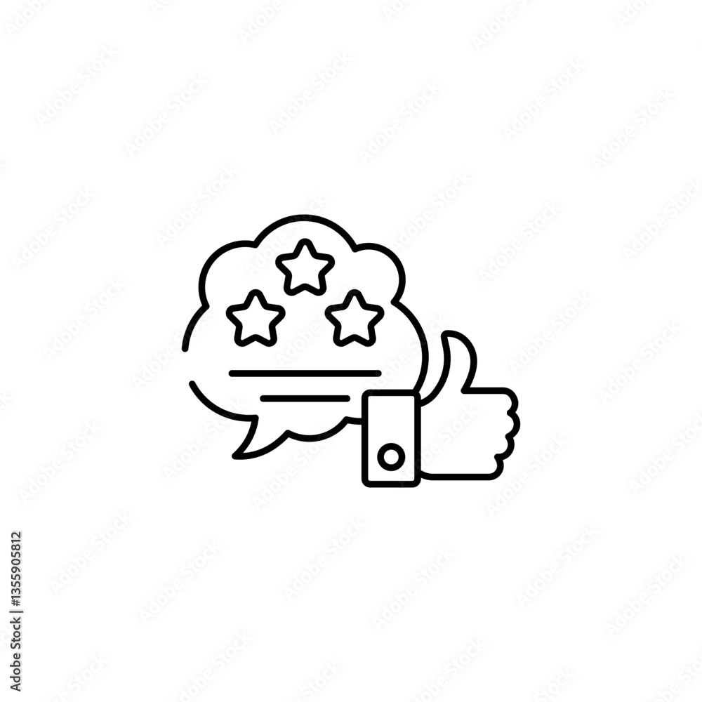 Review icon design with white background stock illustration Review icon design with white background stock illustration