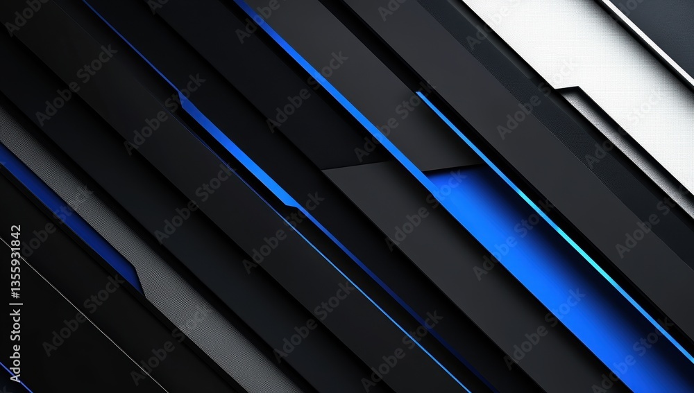 Obraz premium Abstract Geometric Technology Background