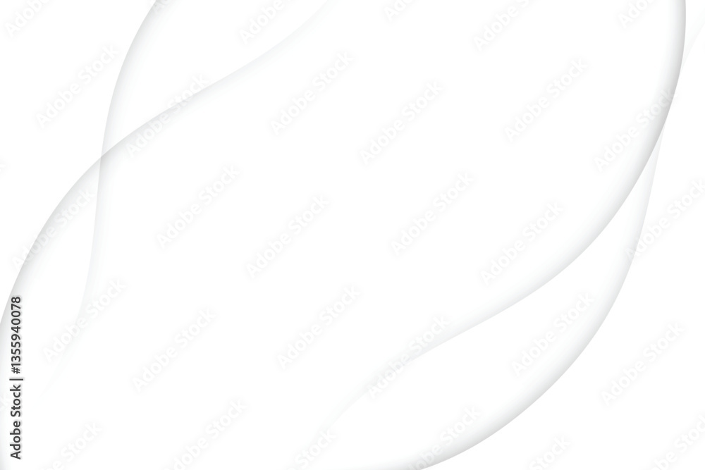 Naklejka premium gray and white abstract background wavy modern vector illustration